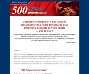 500 Astuces Amoureuses official