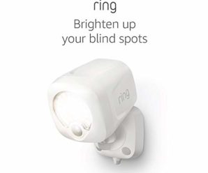 Ring Smart Lighting – Spotlight, Battery-Powered, Outdoor Motion-Sensor Security Light, White (Bridge required)