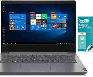 Lenovo V14 Business Laptop, 14″ Full HD 1080P Screen, AMD Athlon Gold 3150U Processor, 8GB Memory, 128GB PCIe SSD, Windows 10 Pro with SKYPC Antivirus Bundle (Lenovo V14 Athlon/8GB/128GB SSD)