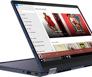 Lenovo Yoga 6 13.3 2-in-1 13.3″ Touch Screen Laptop – AMD Ryzen 5 – 8GB Memory – 256GB SSD – Abyss Blue Fabric Cover