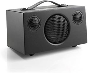 Audio Pro Addon C3 Portable High Fidelity WiFi Bluetooth Wireless Multi-Room Speakers w/Battery Compatible with Alexa, Computers, Laptop, Desktop, Cellphone & Tablet – Black