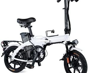 XPRIT Folding Electric Bike, Light Weight, LCD Display, Full Throttle/Pedal Assist