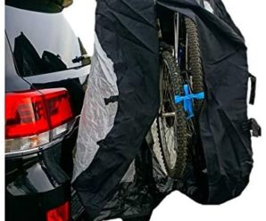 Formosa Covers Bike Cover for Car, Truck, RV, SUV Transport on Rack – Protection While You Roadtrip or Perfect for Home Storage, Reflectors 3 Sizes