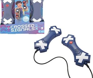 Mattel Crossed Signals Electronic Game with Pair of Talking Light Wands, Play Solo or with Up to 4 Players, Move Wands Up, Down or Shake, Gift for 8 Year Olds & Up