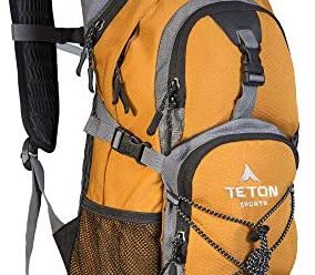 TETON Sports Oasis 1100 Hydration Pack; Free 2-Liter Hydration Bladder; For Backpacking, Hiking, Running, Cycling, and Climbing; Orange