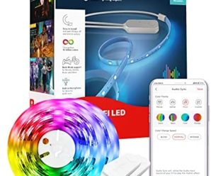 Sengled 32.8ft WiFi Smart LED Strip Lights, RGB Color Changing Smart Light Strip Works with Alexa Google Home, Music Sync Kit 36W Dimmable 2000-6500K, Multi-Mode Support for Music, Game, Movie