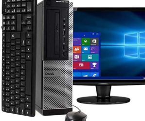 DELL Desktop Computer Package with 22in Monitor(Brands May Vary)(Core I5 Upto 3.4GHz,8GB,1T,VGA,HDMI,DVD,Windows 10-Multi Language Support-English/Spanish/French) (CI5)(Renewed)