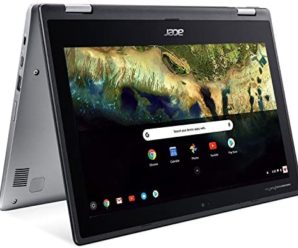 Acer Chromebook Spin 11 CP311-1H-C5PN Convertible Laptop, Celeron N3350, 11.6″ HD Touch, 4GB DDR4, 32GB eMMC, Google Chrome