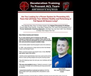 How to Prevent ACL Tears – Drills to Train Deceleration – How to Develop Safer, Stronger Knees to Prevent Knee Injuries