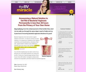 Bv Miracle ~ Bacterial Vaginosis ~ Converting At Insane 15-20% Per Hop