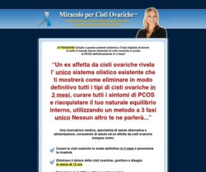 Miracolo Per Cisti Ovariche(tm): Ovarian Cyst Miracle(tm) In Italian!