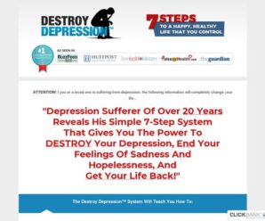 Destroy Depression ™ – $100 New Aff Bonus