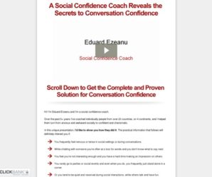 Conversation Confidence | Social Confidence Secrets