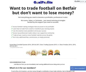 Goal Profits Football Trading Community | Membership