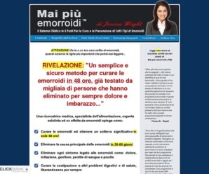 Mai Più Emorroidi ™: Hemorrhoid No More ™ In Italian!