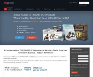 12590+ PLR Products! Join free PLR membership & download latest products with resell, master resale and private label rights!