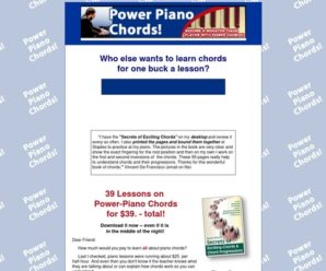 Power Piano Chords!