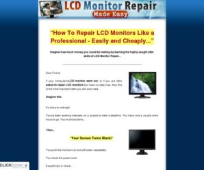 LCD Monitor Repair Made Easy – How To Repair LCD MOnitors