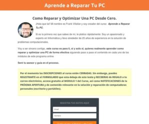 Como Reparar Y Optimizar Una PC – Curso Online