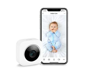 SwitchBot Security Indoor Camera, Motion Detection for Baby Monitor 1080P Smart Surveillance WiFi Pet Camera for Home Security with Night Vision, Two-Way Audio, Works with Alexa