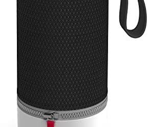 Libratone Zipp Mini 2 Portable Smart Speaker with Amazon Alexa Built-in, Voice Control, Wi-Fi & Bluetooth Connection, 75W Powerful Sound, Multi-Room Music System, 12 Hour Playtime-Stormy Black