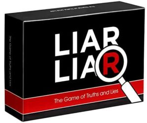 LIAR LIAR – The Game of Truths and Lies – Family Friendly Party Games – Card Game for All Ages – Adults, Teens and Kids