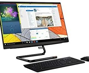 Lenovo IdeaCentre A340 multitouch All in one Desktop: 23.8″, i3-8100T, 12GB DDR4 RAM, 256GB SSD, DVD-RW Burner, Win 10 Home