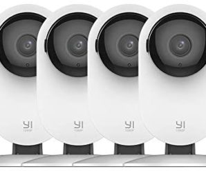 YI 4pc Security Home Camera, 1080p WiFi Smart Indoor Nanny IP Cam with Night Vision, 2-Way Audio, Motion Detection, Phone App, Pet Cat Dog Cam – Works with Alexa and Google