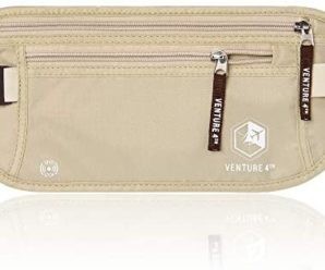 VENTURE 4TH RFID Money Belt for Men and Women – Hidden Passport Holder