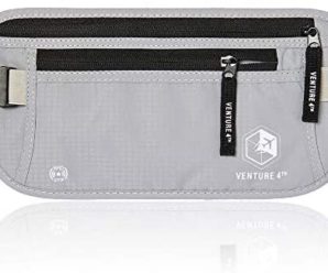 VENTURE 4TH RFID Money Belt for Men and Women – Hidden Passport Holder