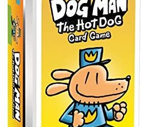 University Games Dog Man The Hot Dog Card Game for Ages 5 and Up, 2 to 4 Players Based on The Dog Man Books by Dav Pilkey (07011), Yellow