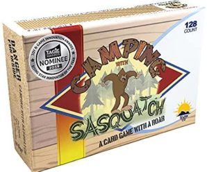 Camping with Sasquatch – A 128-Count Family Card Game with a Roar! | Fun Rummy Meets Slapjack Card Games for Kids and Adults