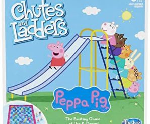 Hasbro Gaming Chutes and Ladders: Peppa Pig Edition Board Game for Kids Ages 3 and Up, for 2-4 Players