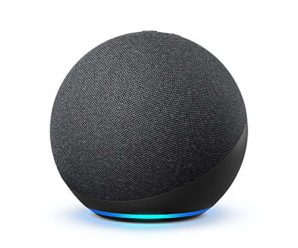 Certified Refurbished Echo (4th Gen) | With premium sound, smart home hub, and Alexa | Charcoal