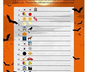 Halloween Party Emoji Game – 25 Players