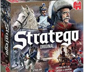 Jumbo, Stratego – Original, Strategy Board Game, 2 Players, Ages 8 Year Plus