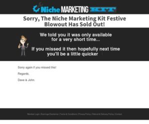 The Niche Marketing Kit – Massive Blowout! — Niche Marketing Kit