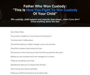 How To Win Custody, Child Support And Majority Time-share Even If You Don't Know Anything About the Law – A  proven step-by-step strategy to win custody