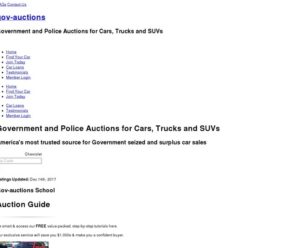 Government Car Auctions | Gov-Auctions