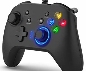 Wired Gaming Controller, Joystick Gamepad with Dual Vibration, PC Game Controller for PS3 Switch Windows 10 8 7 PC Laptop TV Box Android Phones