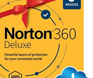 Norton 360 Deluxe (2022 Ready) Antivirus software for 5 Devices with Auto Renewal – Includes VPN, PC Cloud Backup & Dark Web Monitoring [Download]