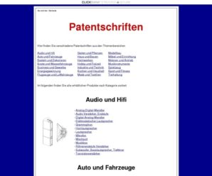 Patentschriften