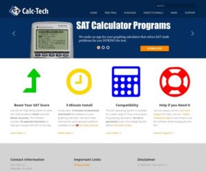 Calc-Tech – SAT Calculator Programs for TI Graphing Calculators