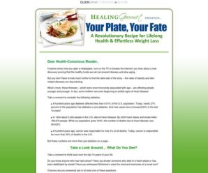 Your Plate, Your Fate | A Revolutionary Recipe for Lifelong Health & Effortless Weight Loss