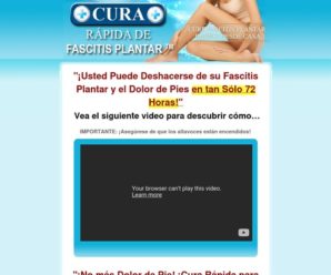 Cura Rápida para Fascitis Plantar™