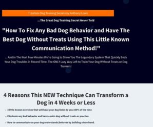 Treatless Dog Training Secrets By Anthony Louis