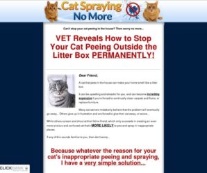 Cat Spraying No More – How to Stop Cats From Urinating Outside the Litterbox!