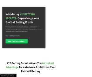 VIP Betting Secrets – Join Today