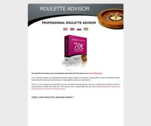 Professional Roulette Advisor