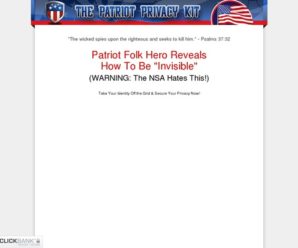 The Patriot Privacy Kit: #1 Best Selling Survival Privacy Product!